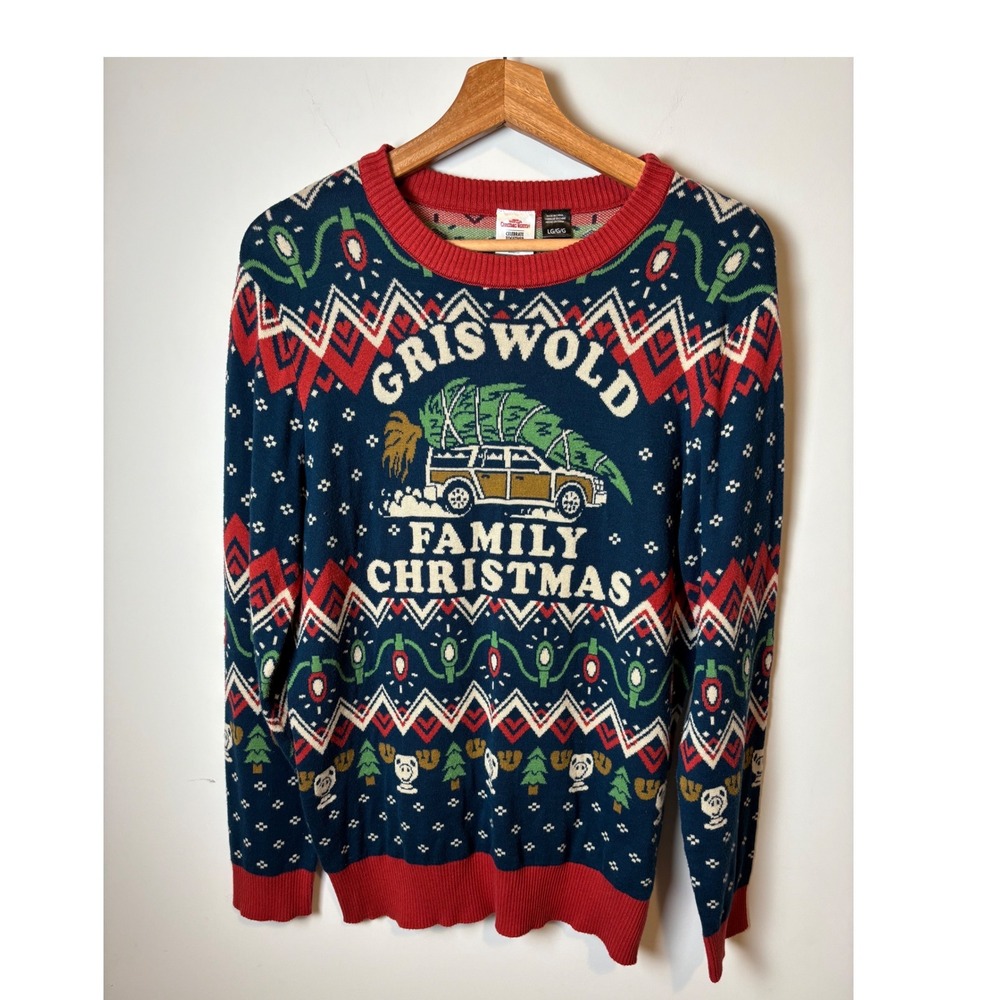 Celebrate Together National Lampoons Christmas Vacation Griswold Sweater Large